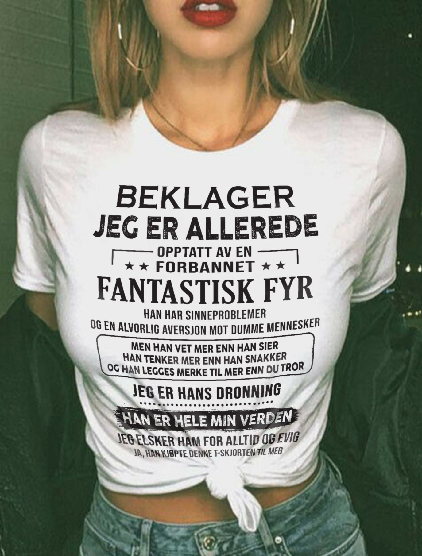 Fantastisk kjæreste - Spesiell gave til kjæresten din - NAUY - HL (SKU05-52-00)