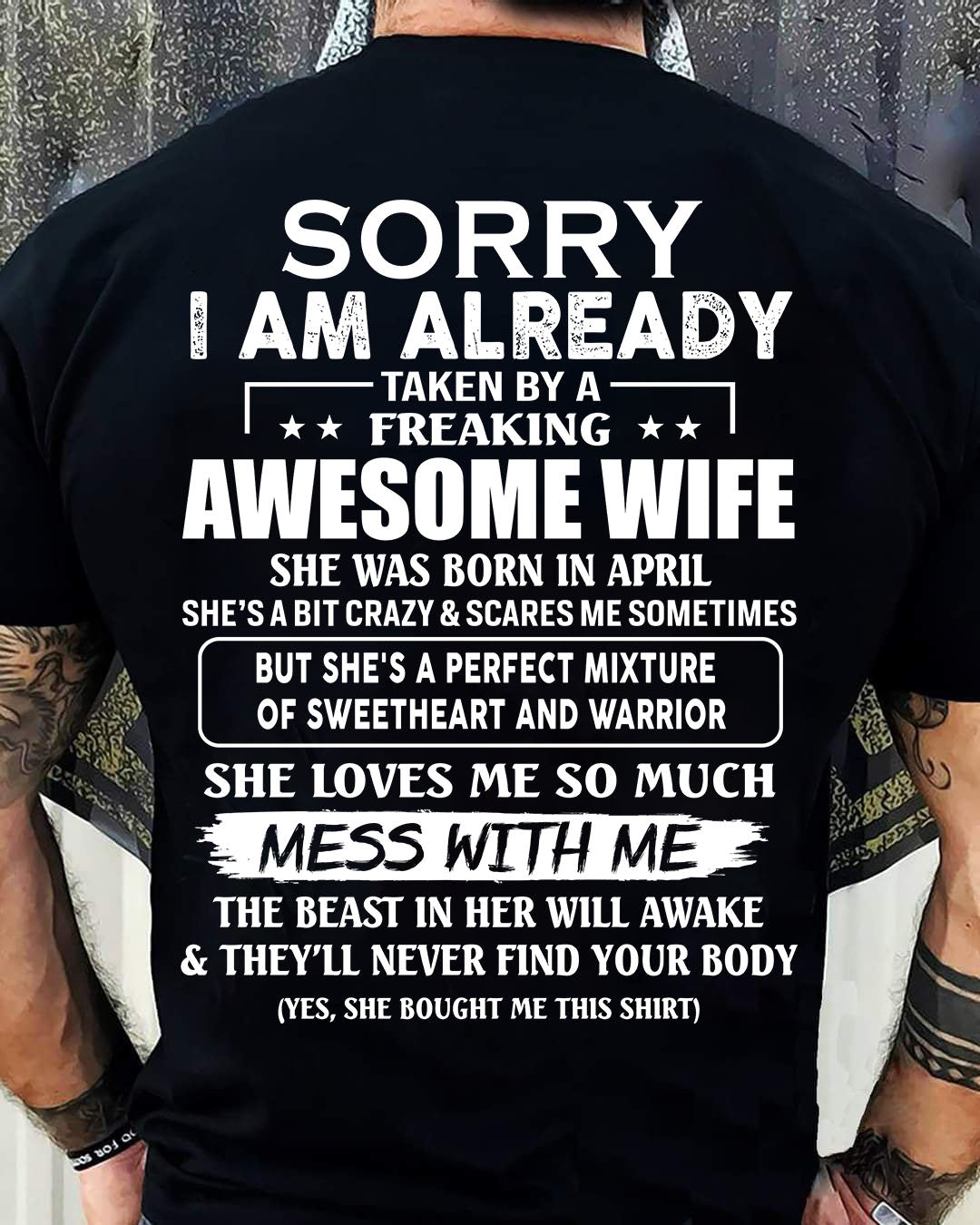 Wife Aril - Perfect gift for your husband - HL04 (SKU68-86-04)