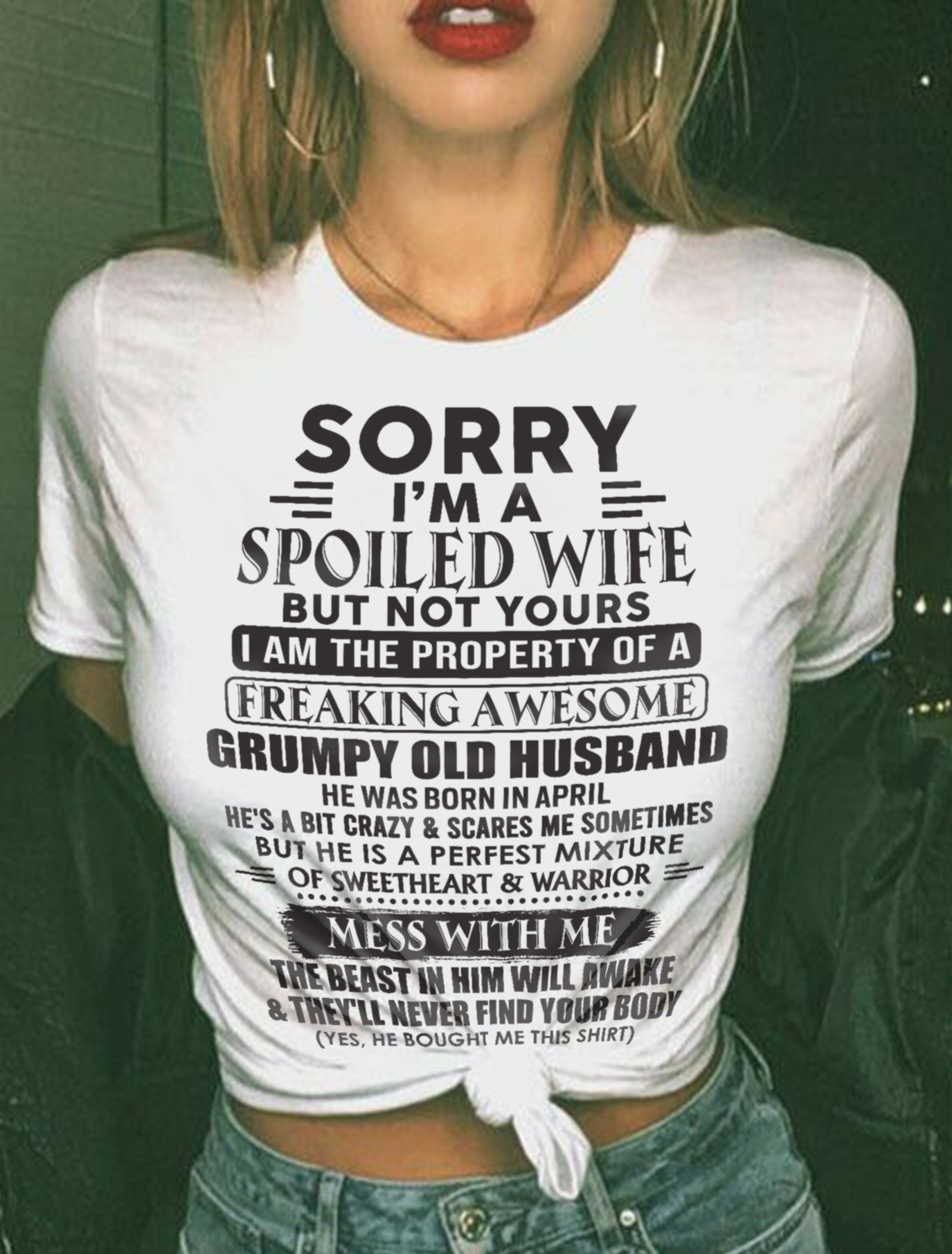 Grumpy Old Husband - Perfect gift for your Wife - HL04 (SKU04-08)