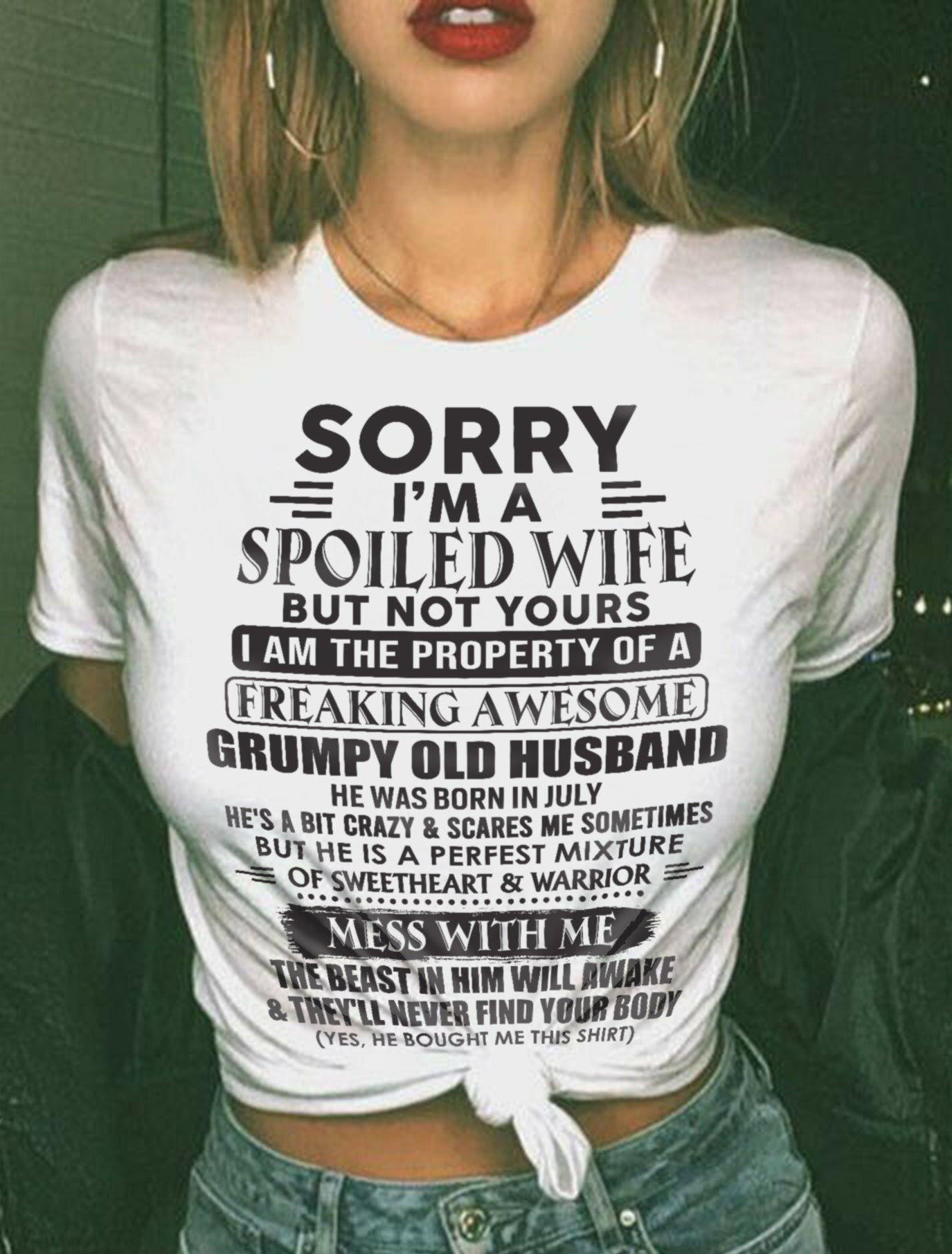 Grumpy Old Husband - Perfect gift for your Wife - HL07 (SKU04-08)