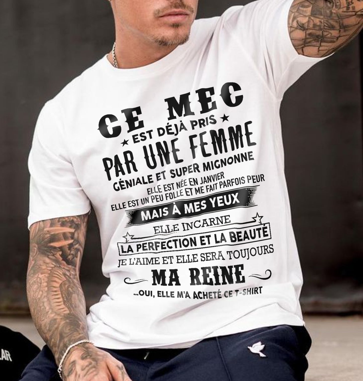 Janvier - Cadeau Parfait Pour Votre Mari – HL01 (SKU.CEMEC.W)