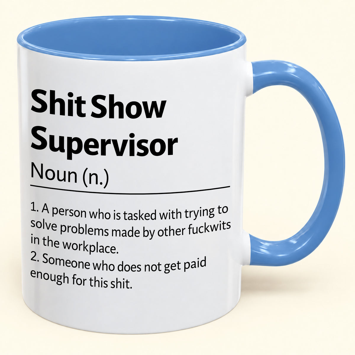 Shit Show Supervisor - Funny Gift Mug - MERRY CHRISTMAS 2026 ( SKU2610-817)
