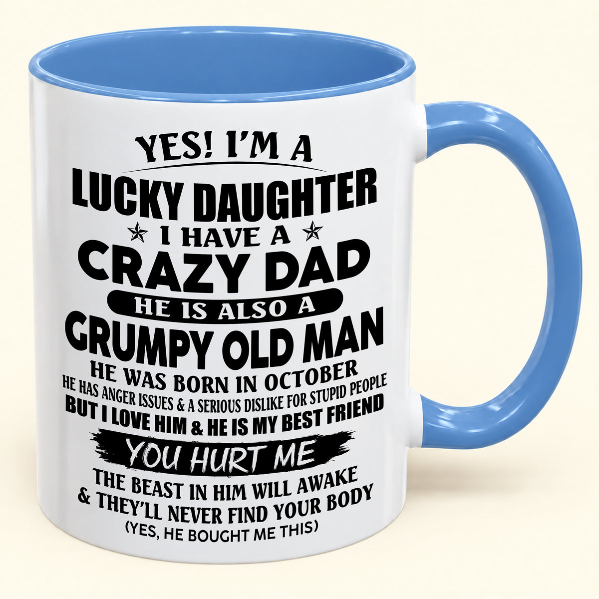 To My Daughter From Dad – Never Forget How Much I Love You – Christmas 2026 Gift Coffee Mug (SKU2610-499-10)