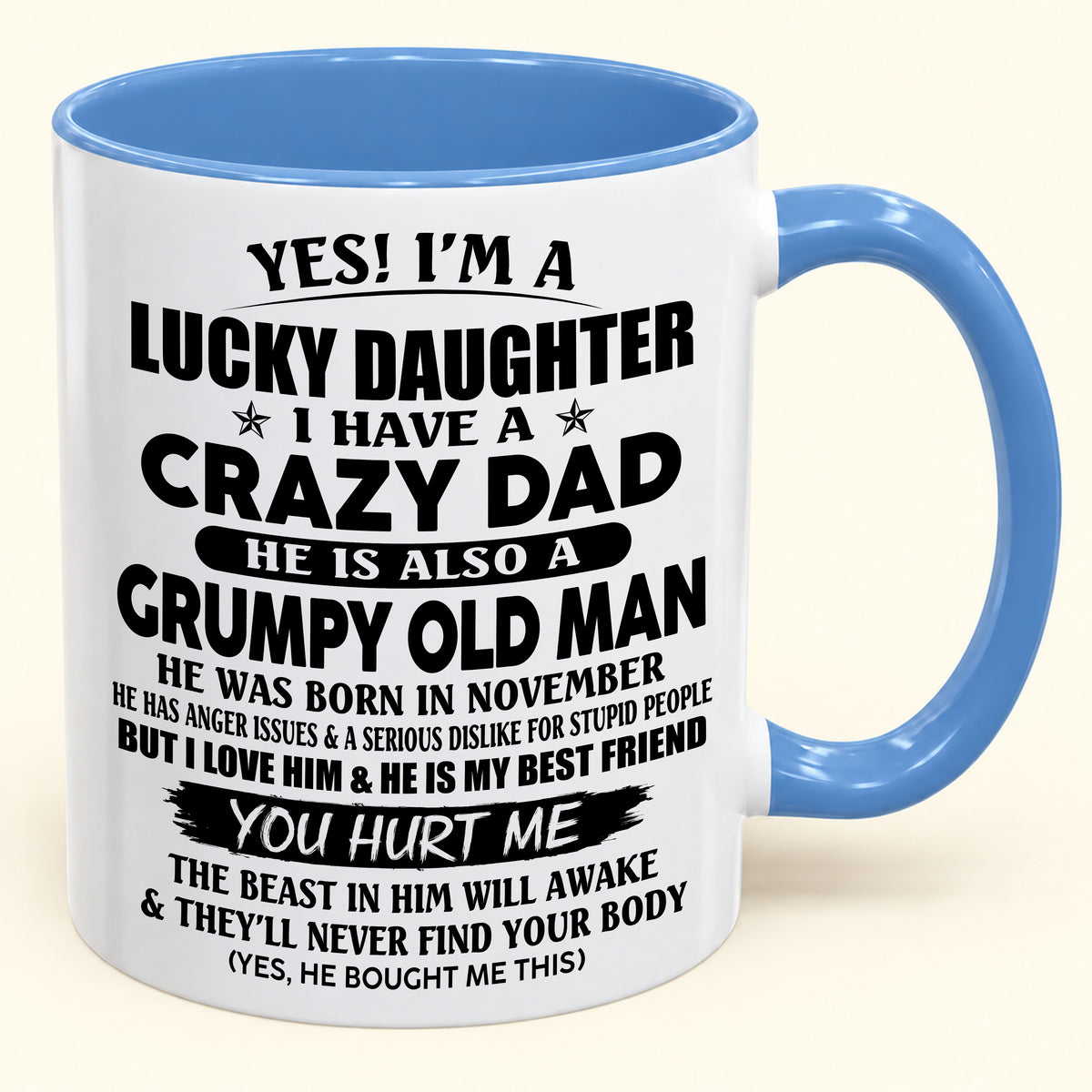 To My Daughter From Dad – Never Forget How Much I Love You – Christmas 2026 Gift Coffee Mug (SKU2610-499-11)