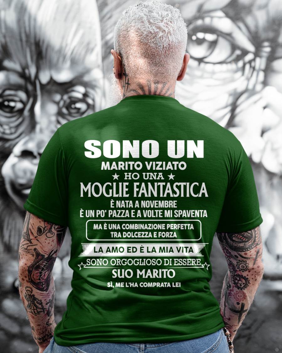 Fantastica Moglie Nata A Novembre – Il Regalo Perfetto Per Tuo Marito - HL11 (SKU2605-138-11)