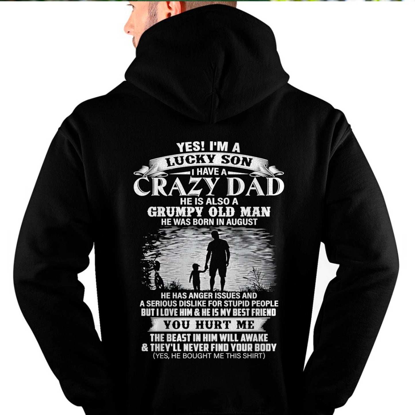 August - Gift For Son Tshirt - Funny T-shirts For Son - Special gift for your Son - HL08 (SKU2604-91-08)