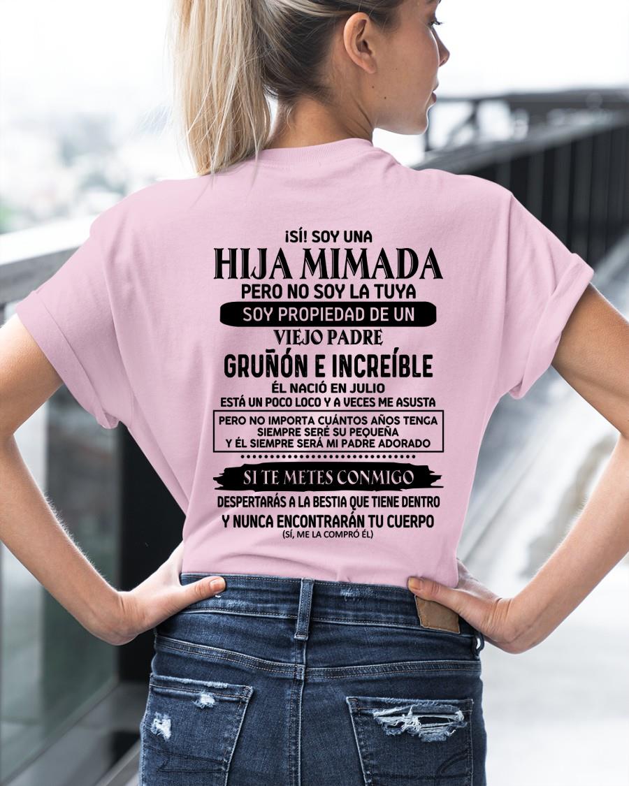 Julio - Padre increíble nacido en julio - Regalo perfecto para tu hija - T07 (SKU05-91-07)