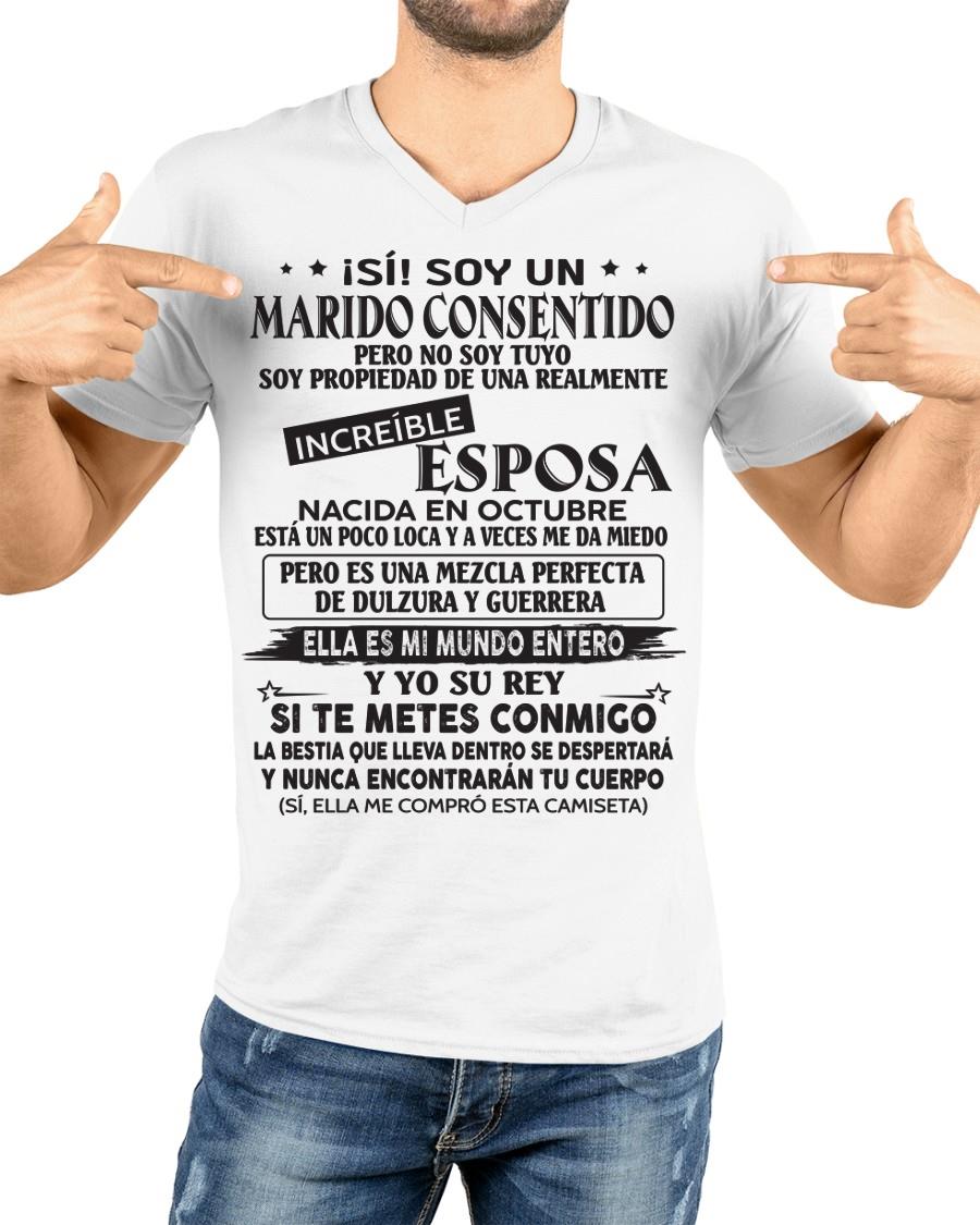 Octubre - Esposa increíble nació en octubre - Regalo especial para Marido - T10 (SKU05-105-10)