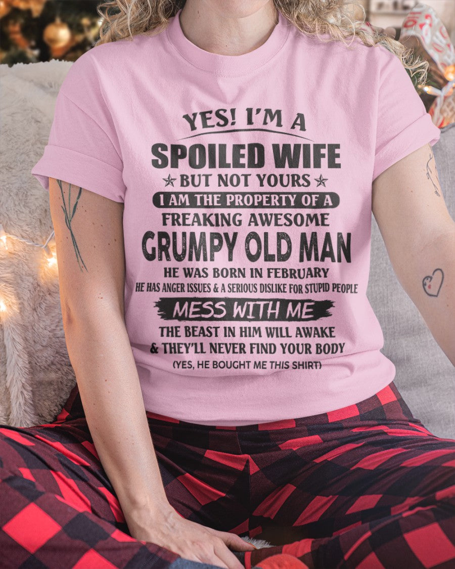 Grumpy Old Man February – Perfect gift for your wife – HL02 (SKU07-16-02)
