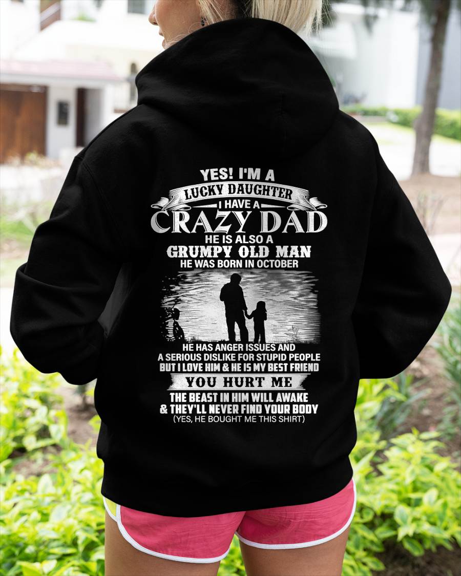 October - Gift For Daughter Tshirt - Funny T-shirts For Daughters - Special gift for your daughter - HL10 (SKU2604-47-10)