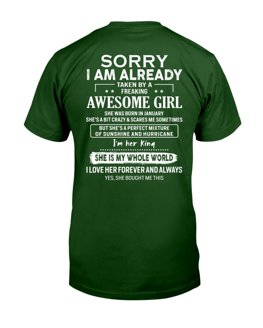 January Awesome Girl - Gifts for your boyfriend, husband - HL01 (SKU.US.01)