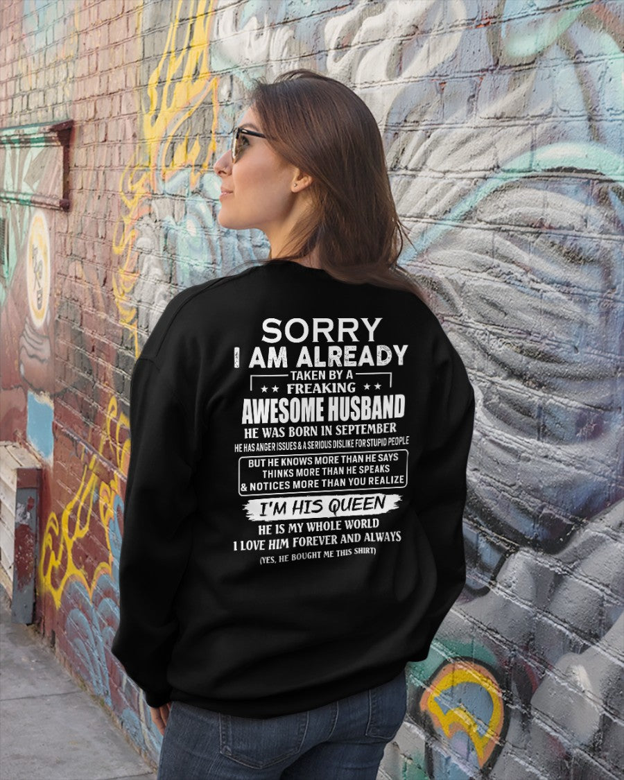 Awesome Husband September - Perfect gift for your Wife - HL09 (SKU-SR-HUSBAND)