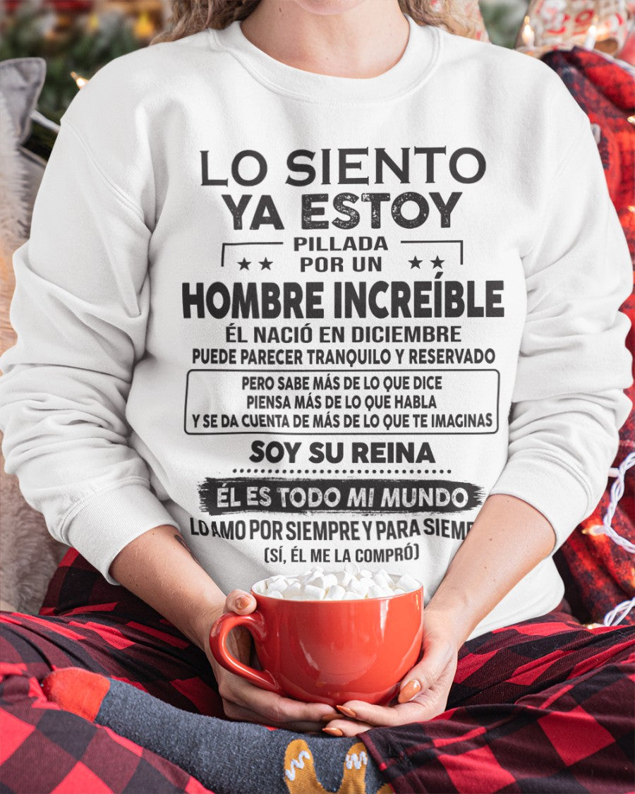 Diciembre Hombre Increíble - Regalo especial para tu novia, esposa - T12 (SKU09-06-12)