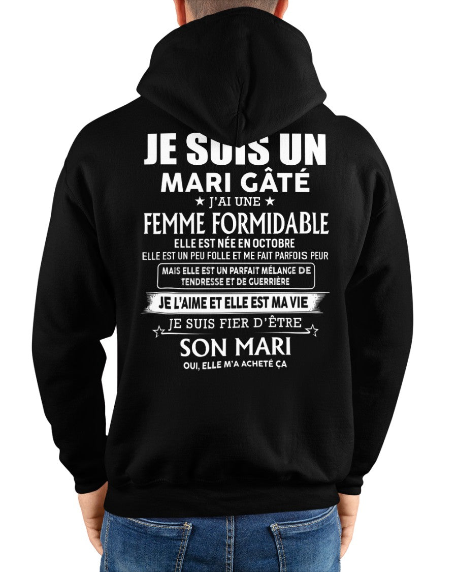 Femme Formidable Octobre – Cadeau Parfait Pour Votre Mari – HL10 (SKU06-56-10)