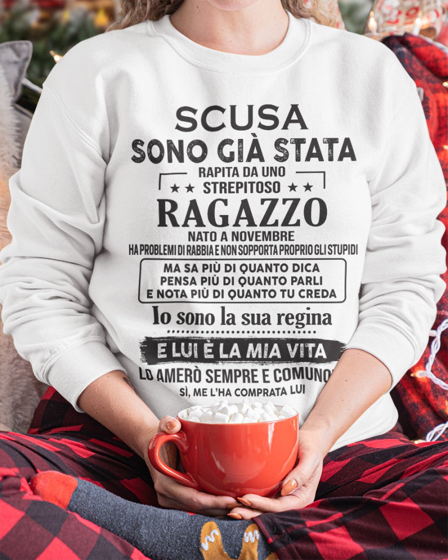 Fidanzato fantastico nato a novembre – Regalo perfetto per la tua fidanzata – HL11 (SKU05-75-11)