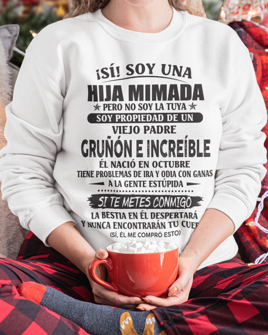 Padre increíble octubre - Regalo perfecto para tu hija - T10 (SKU07-84-10)