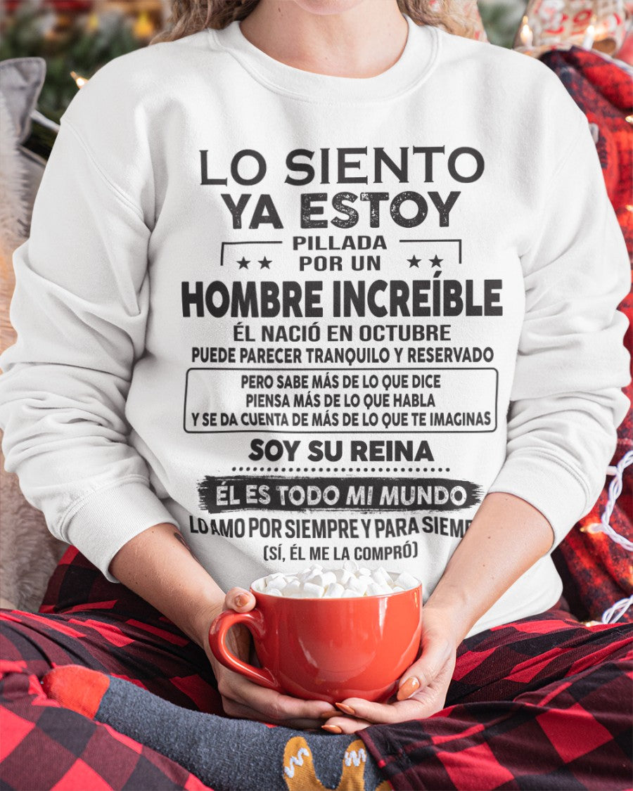 Octubre Hombre Increíble - Regalo especial para tu novia, esposa - T10 (SKU09-06-10)