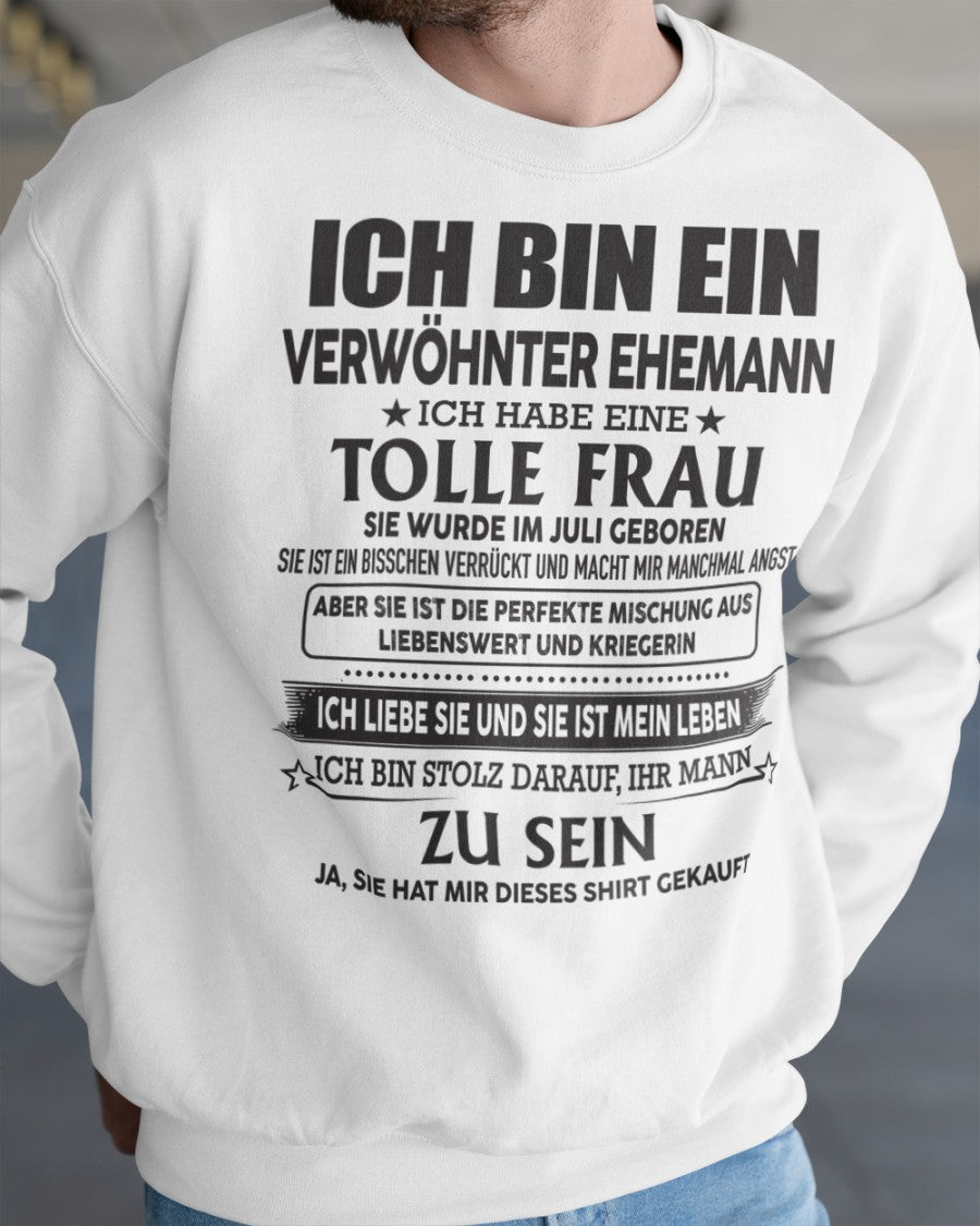 Tolle Frau, geboren im Juli – perfekte Geschenk für deinen Ehemann – HL07 (SKU06-76-07)