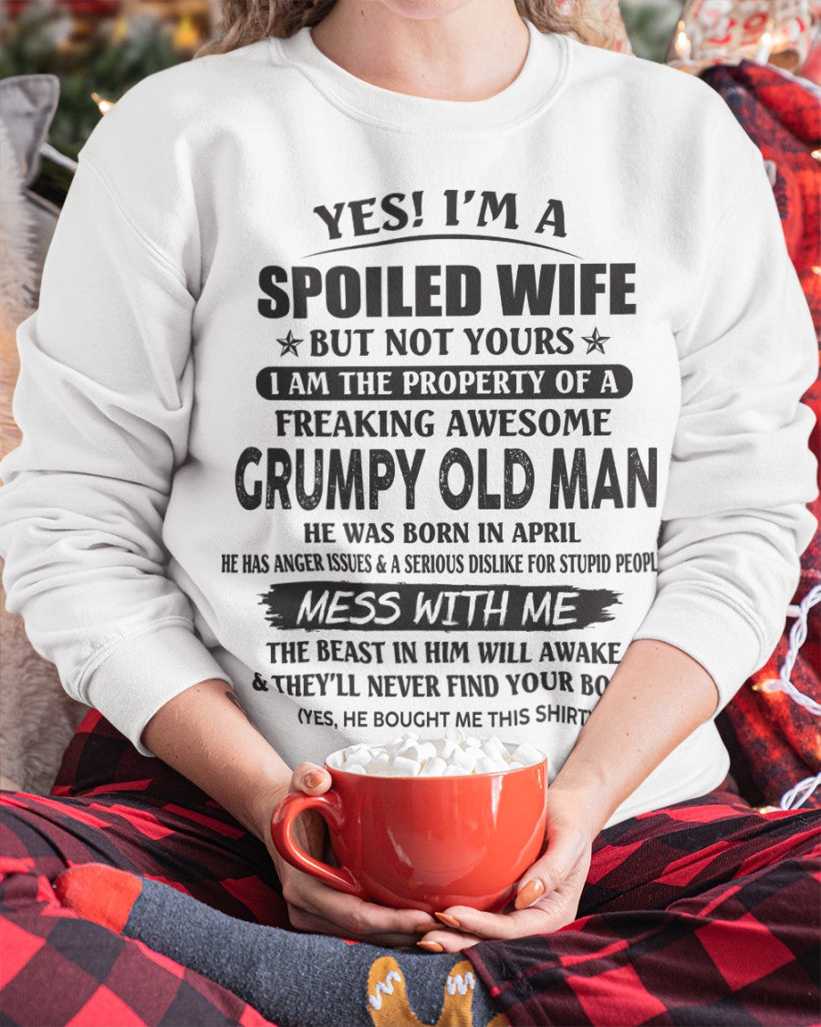 Grumpy Old Man April – Perfect gift for your wife – HL04 (SKU07-16-04)