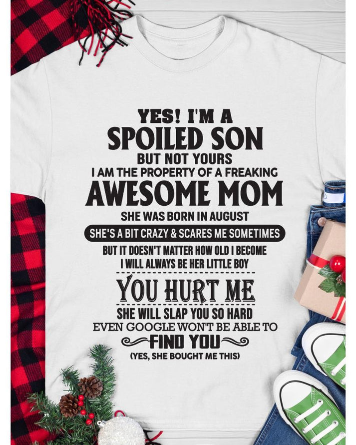 August - Gift for Son from a Legendary Mom - HL08 (SKU-MS01-08)