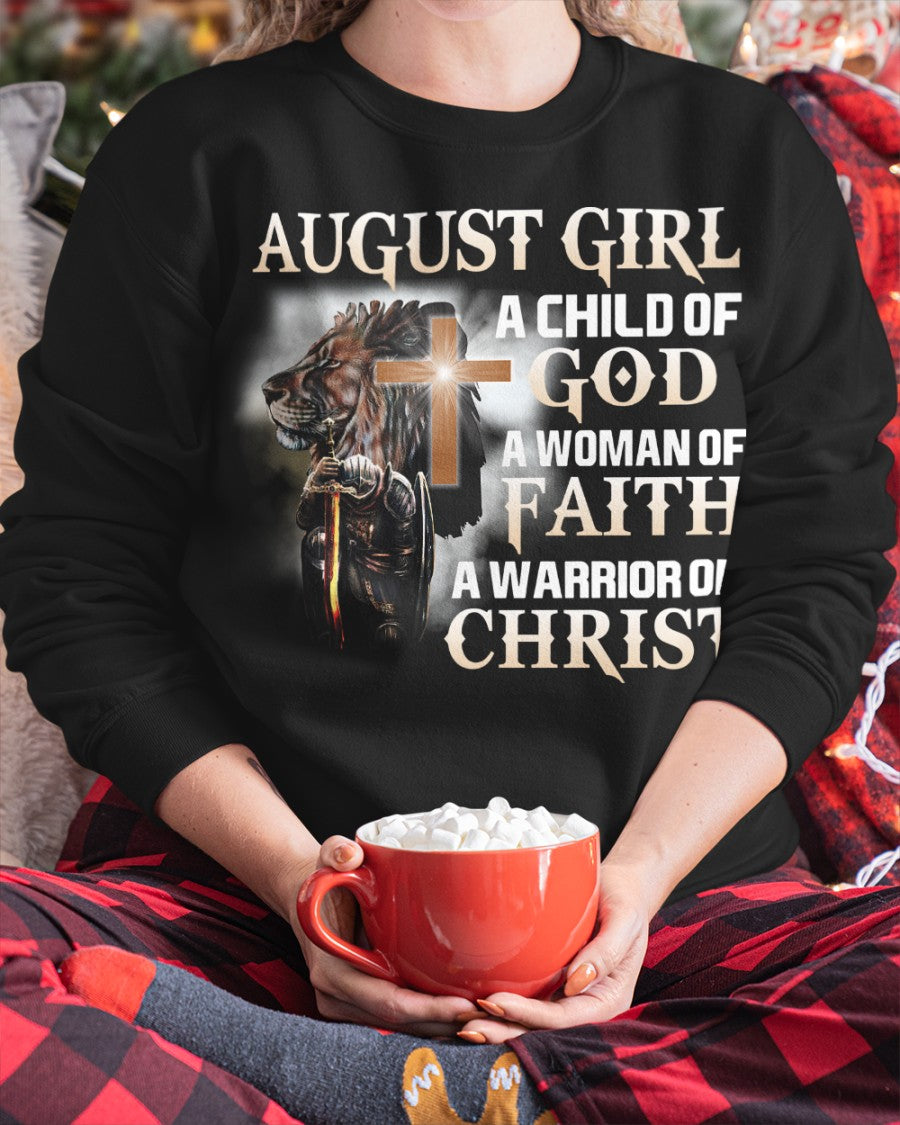 August Girl - A Child of God, A Woman of Faith, A Warrior of Christ - HL08 (SKU09-10-08)