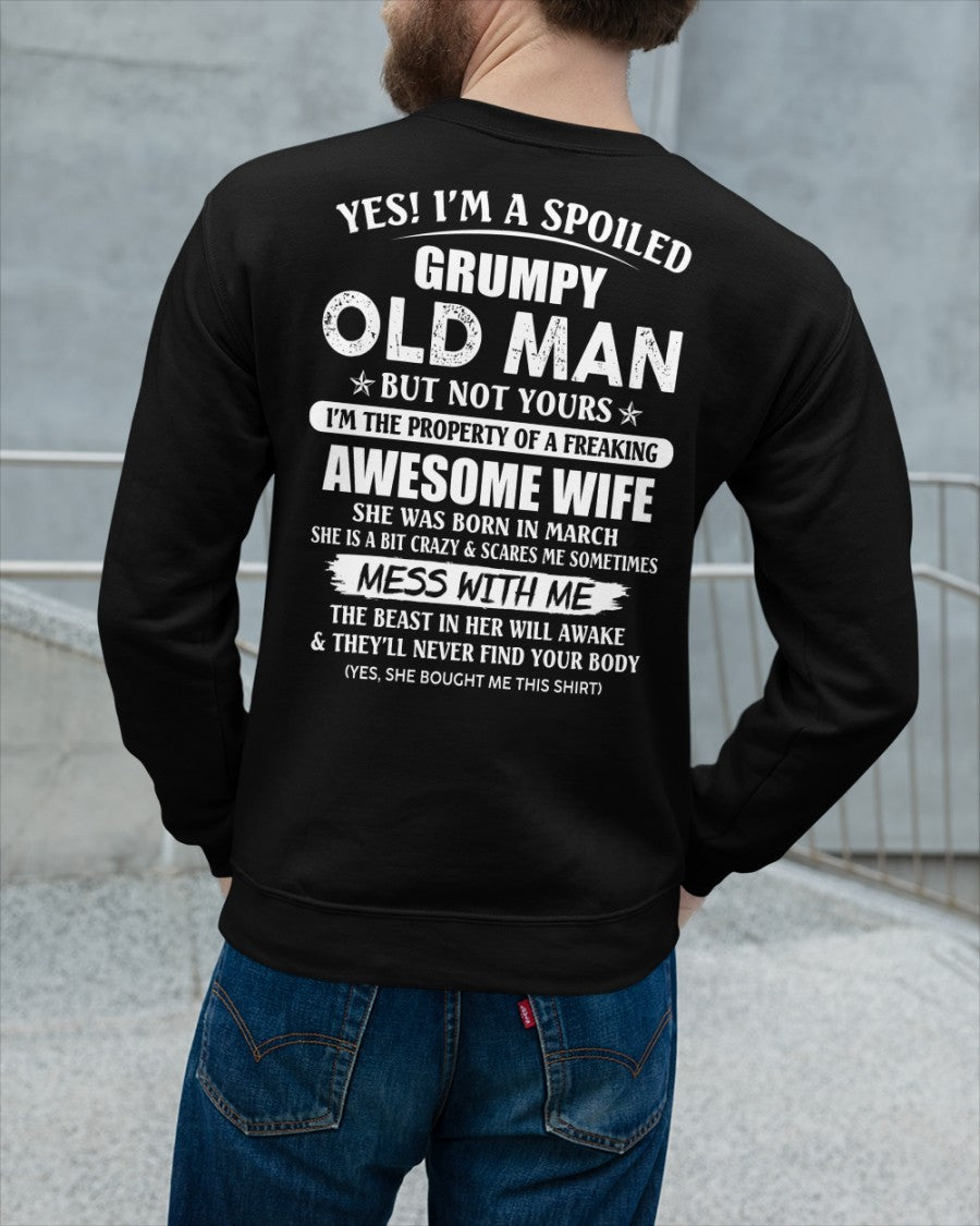 Awesome wife March - Perfect gift for your husband - HL03 (SKU06-68-03)