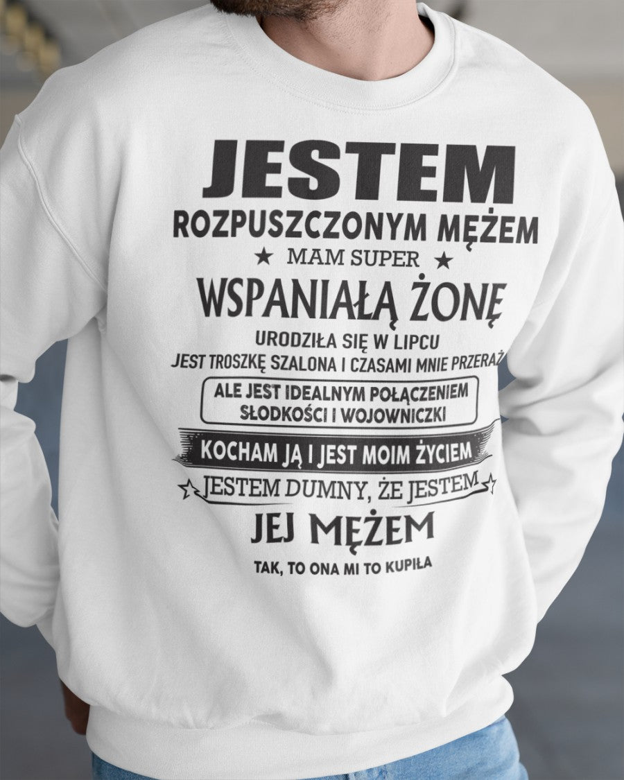 Niesamowita Żona Urodzona w lipcu – Idealny Prezent dla Twojego Męża – HL07 (SKU06-26-07)