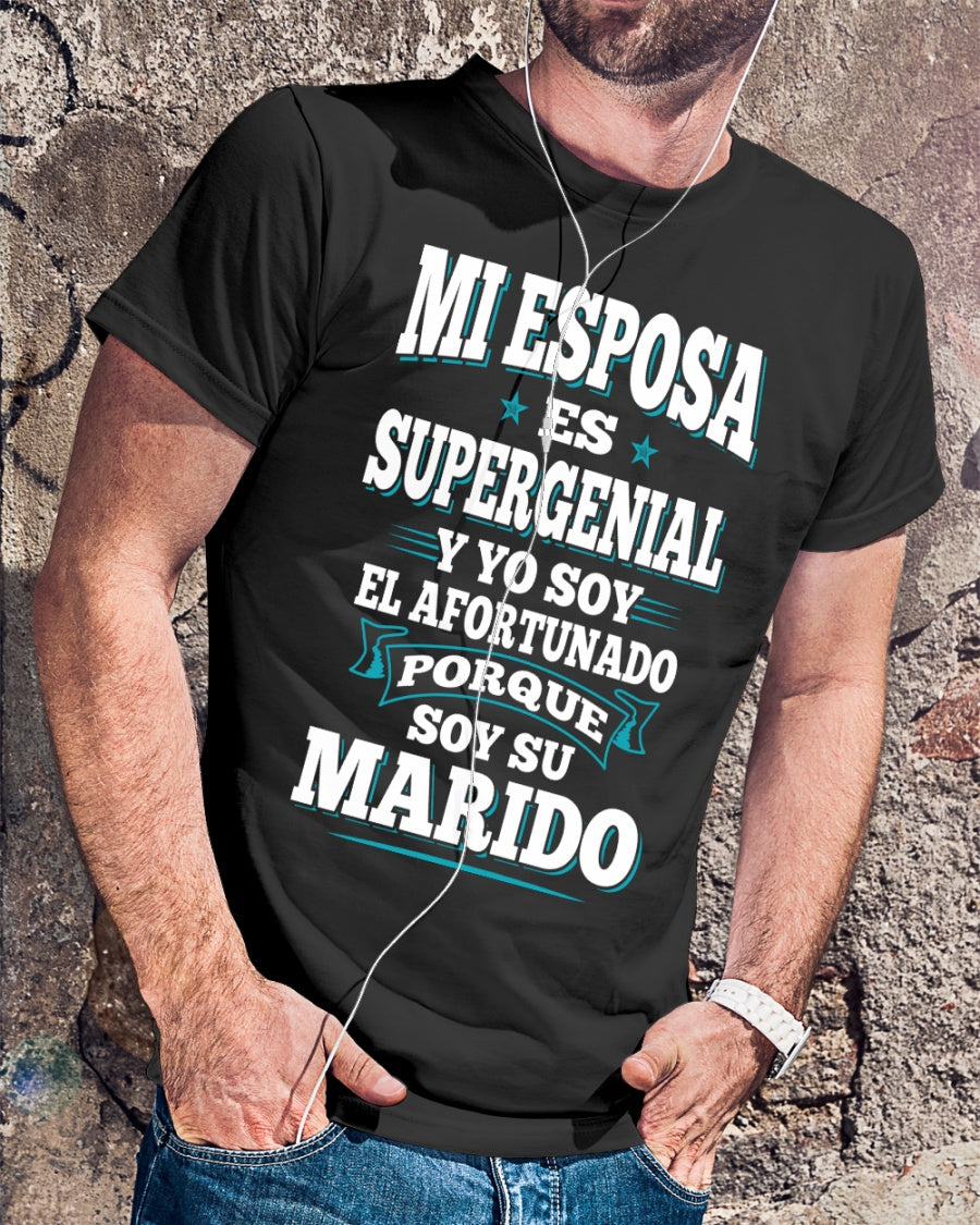 Mi esposa es supergenial y yo soy el afortunado porque soy su marido (SKU07-72)