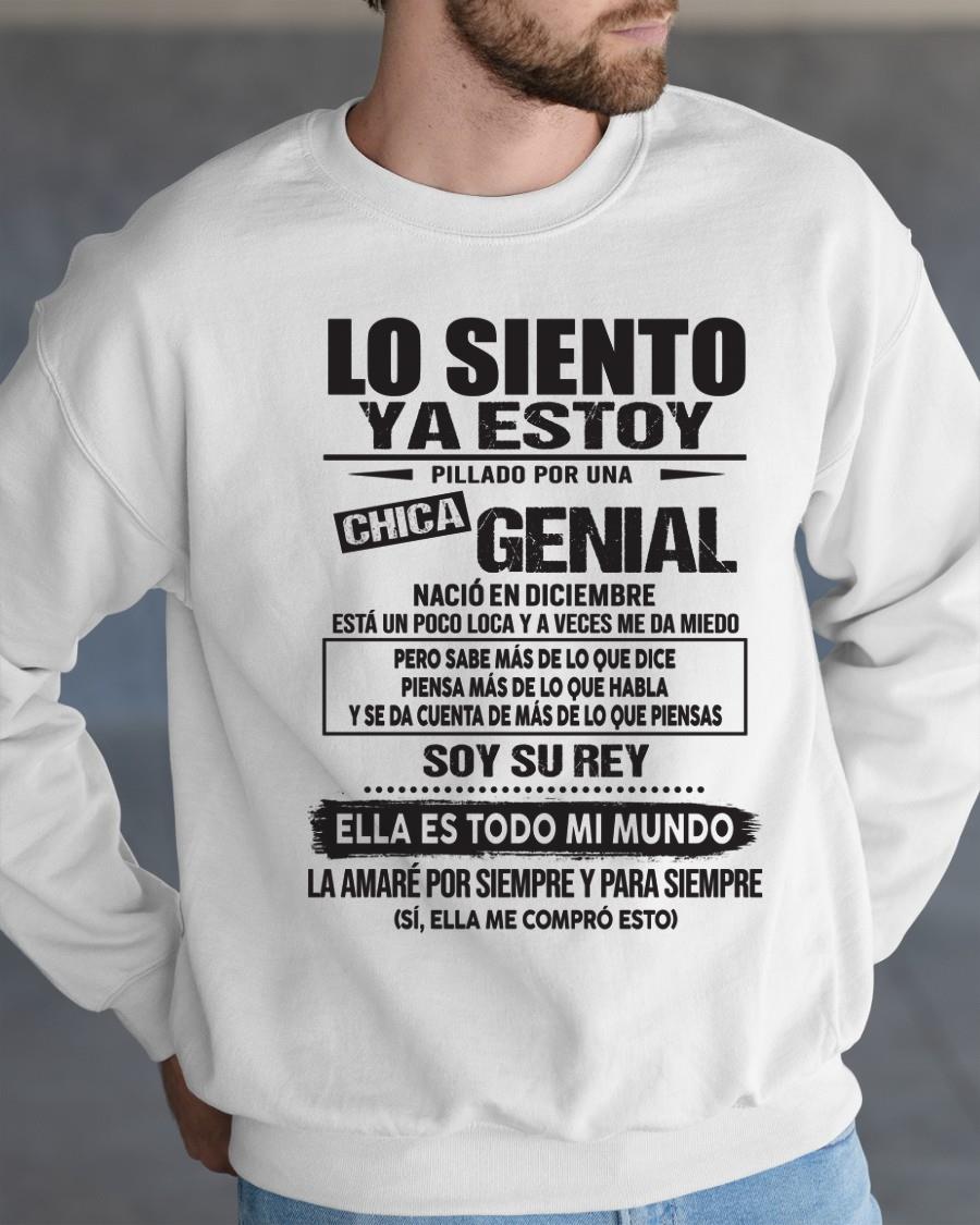 Diciembre Chica Genial - Regalo especial para tu novio - T12 (SKU05-95-12)