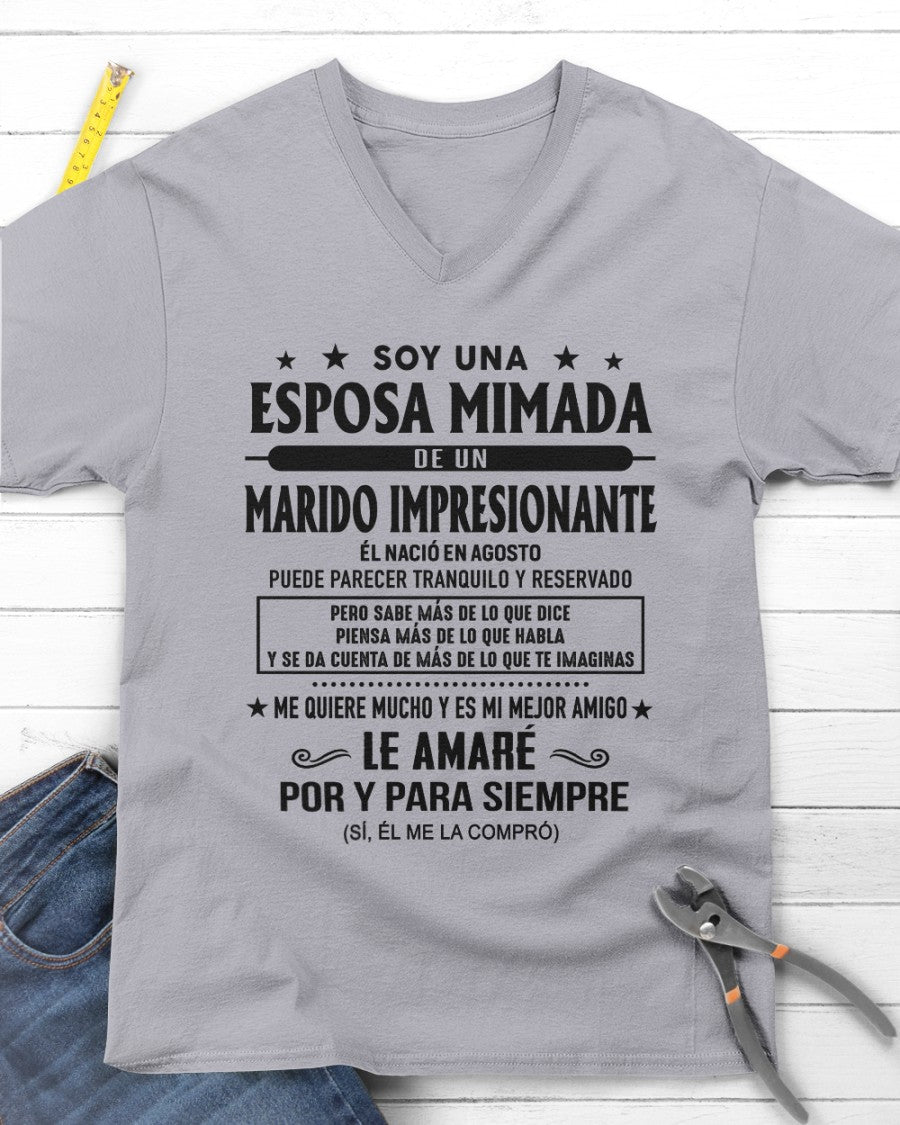 Agosto Marido Impresionante - Regalo especial para Esposa - T08 (Sku.Tbn16)