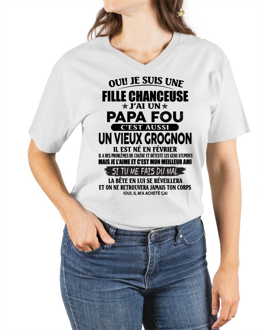 Février Papa Fou - Le cadeau parfait pour votre fille - HL02 (SKU10-179-02)