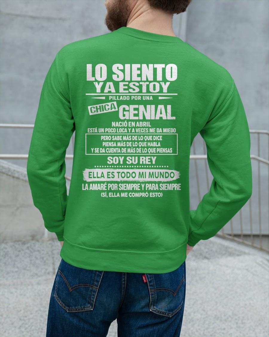 Abril Chica genial - Regalo especial para novio - Black - T04 (SKU05-80-04)