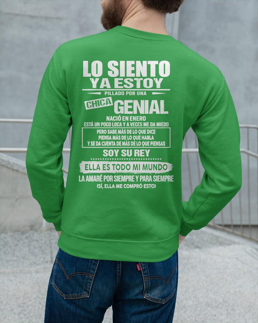 Enero Chica genial - Regalo especial para novio - Black - T01 (SKU05-80-01)