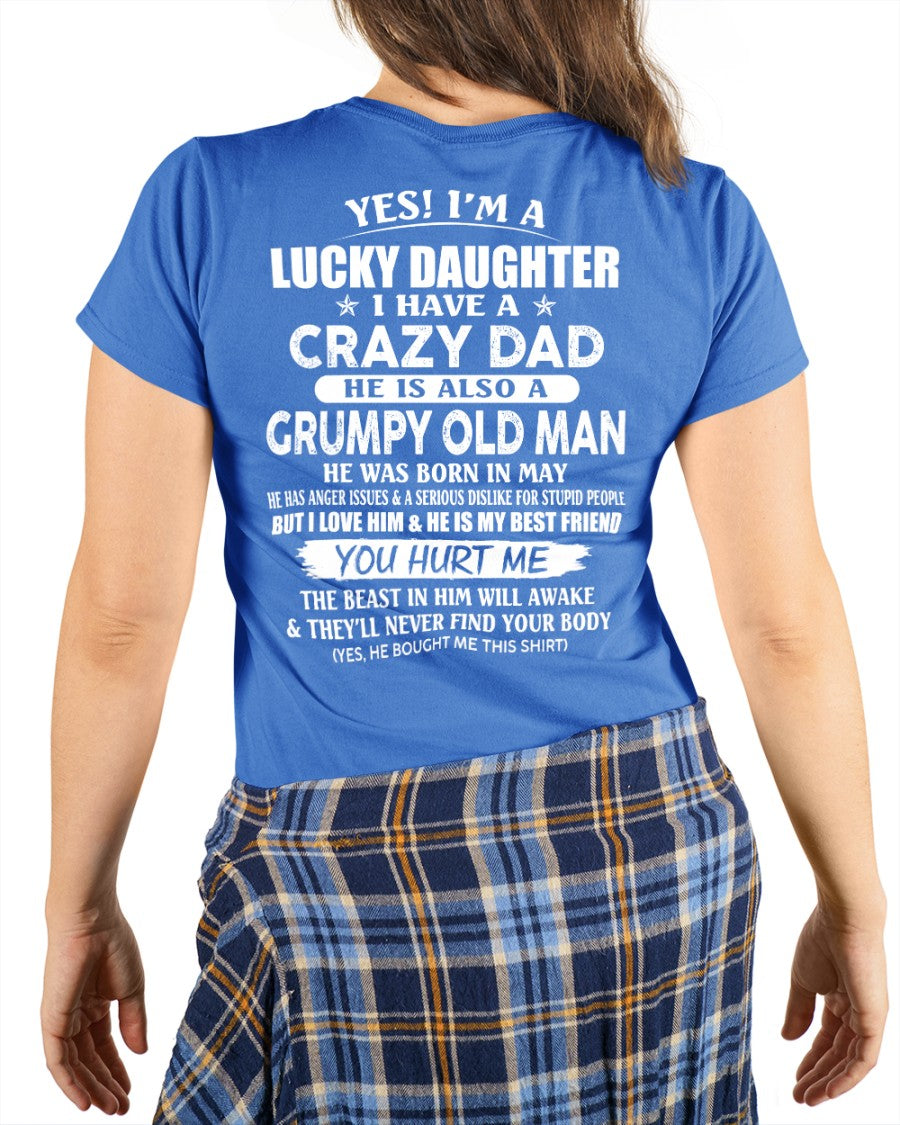 May - Awesome Grumpy Old Dad - Special gift for your daughter - HL05 (SKU10-50-05)