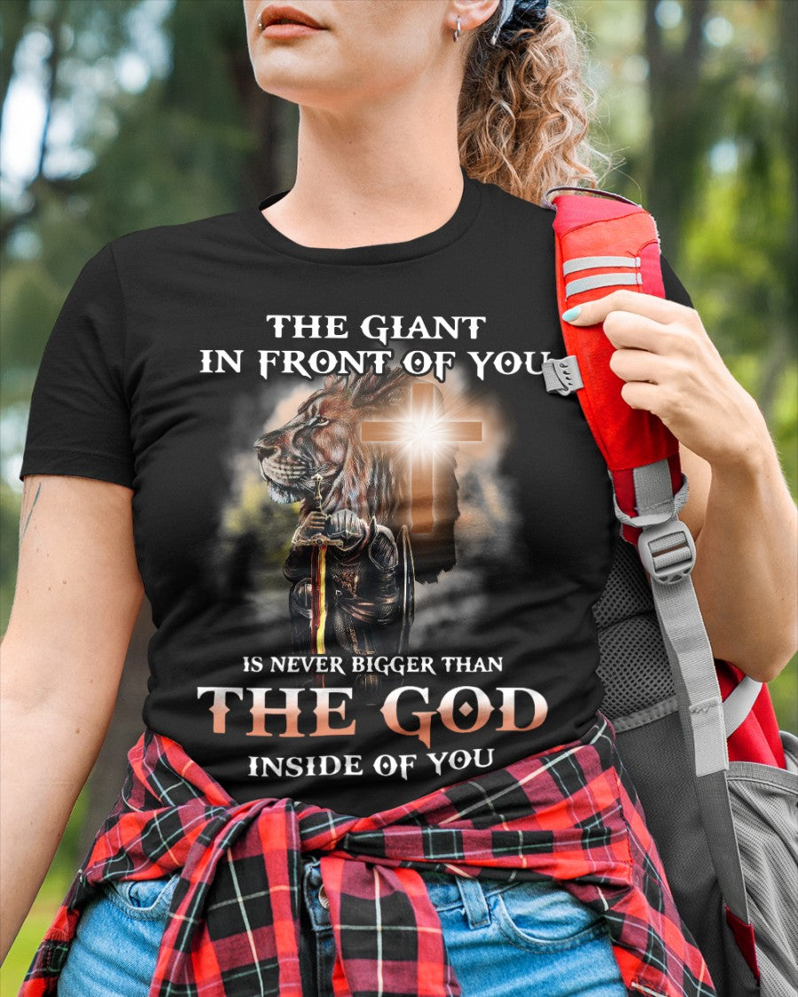 The Giant In Front Of You Is Never Bigger Than The God Inside Of You - HL00 (SKU10-41)