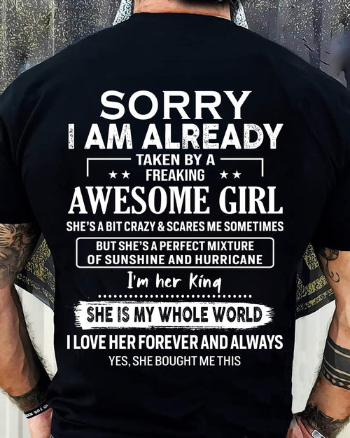 Awesome Girl - Gifts for your boyfriend, husband from wife - HL00 (SKU.US.01)