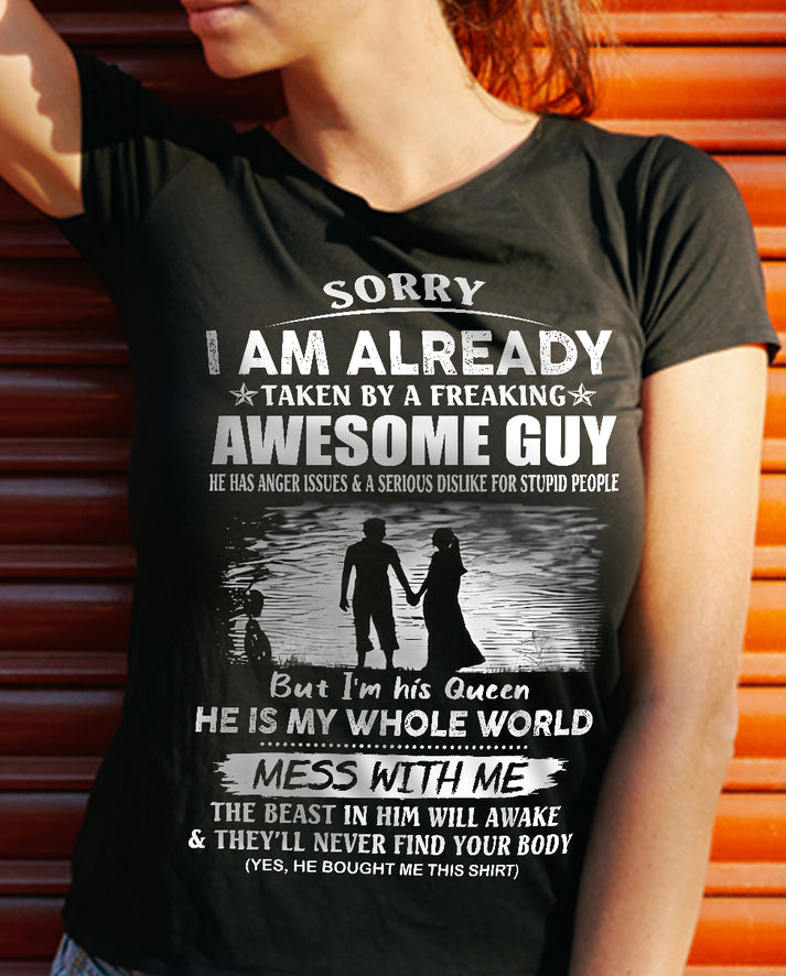 Funny Gift T-Shirt for Girlfriend or Wife - Anniversary, Birthday & Holiday Present from Husband (SKU11-50-00) - HL00