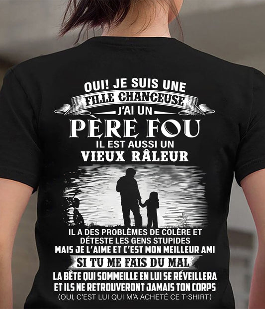 PAPA GÉNIAL ET VIEUX RÂLEUR - CADEAU SPÉCIAL POUR VOTRE FILLE - HL00 (SKU2605-159-00)
