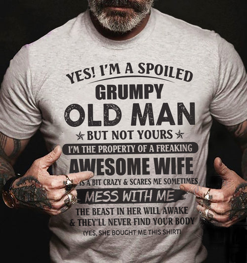 Awesome wife - Perfect gift for your husband from wife - HL00 (SKU96-68-00)