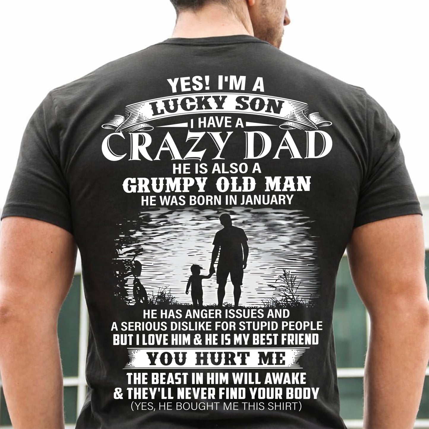 January - Gift For Son Tshirt - Funny T-shirts For Son - Special gift for your Son - HL01 (SKU2604-91-01)