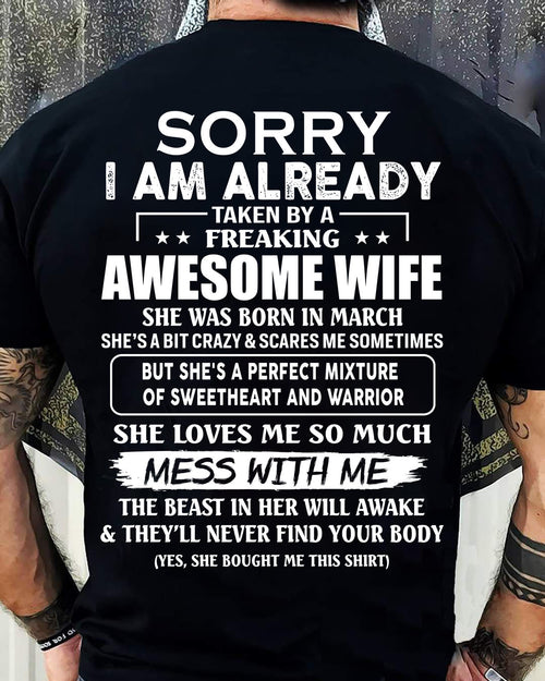 wife March - Perfect gift for your husband - HL03 (SKU68-86-03)