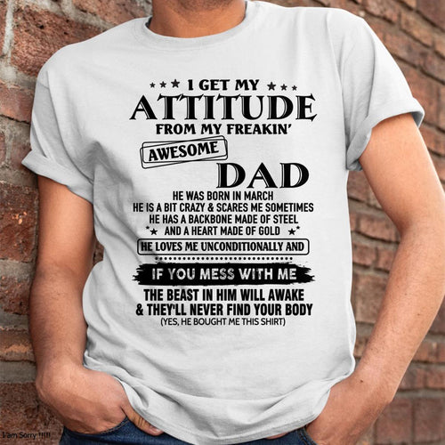 March - Gift For Son and Daughter From Dad - HL03 - (SKU-TDADC-03)