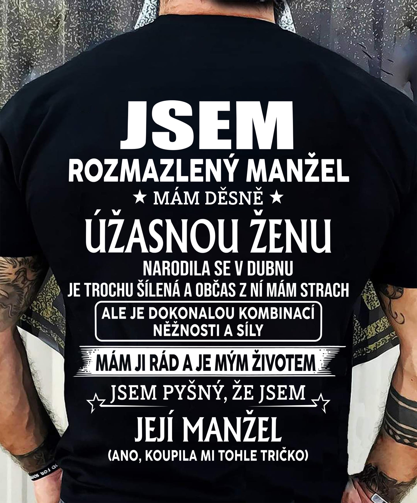 DUBNOVÁ ÚŽASNÁ ŽENA – PERFEKTNÍ DÁREK PRO VAŠEHO MANŽELA – HL04 (SKU2605-207-04)