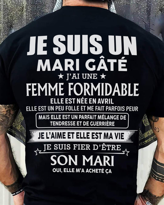 Femme Formidable Avril – Cadeau Parfait Pour Votre Mari – HL04 (SKU06-56-04)