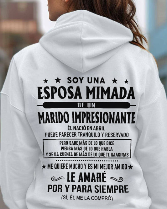 Abril - Marido impresionante nacido en abril - Regalo especial para tu esposa - T04 (SKU05-81-04)