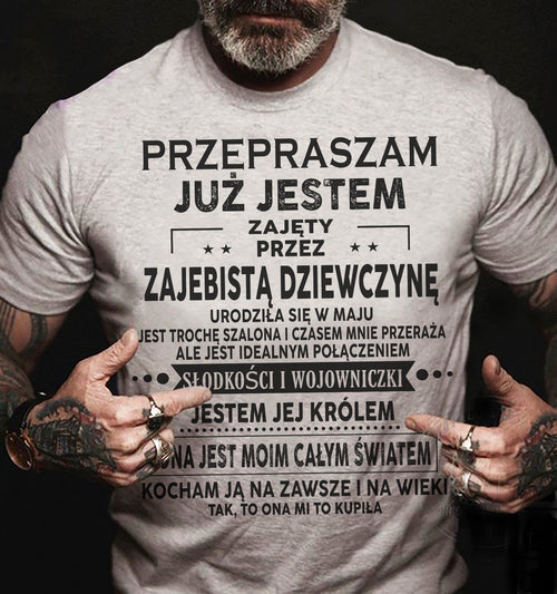 Dziewczyna z maja – idealny prezent dla swojego chłopaka - HL05 (SKU-SR-BL)