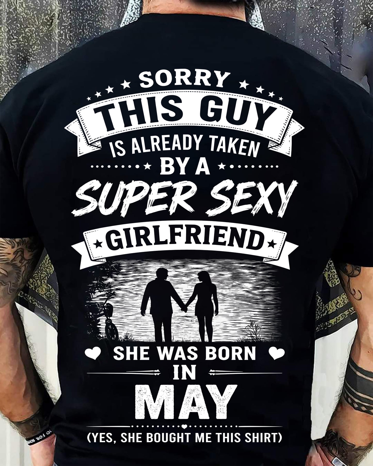 Super Sexy Girlfriend Was Born In May - Perfect Gift for Your Boyfriend - HL05 (SKU2606-347-05)