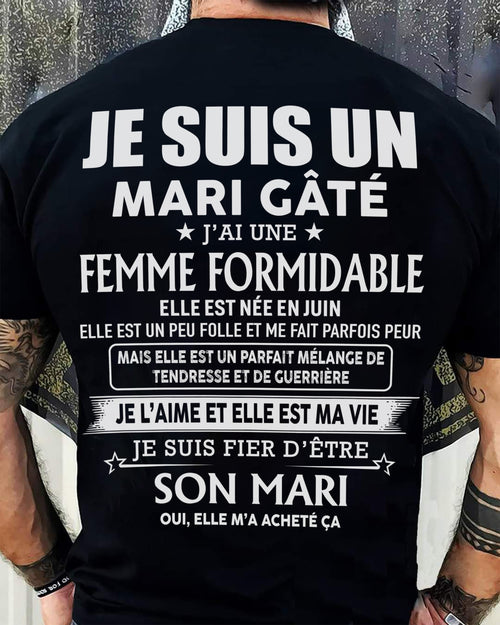 Femme Formidable Juin – Cadeau Parfait Pour Votre Mari – HL06 (SKU06-56-06)