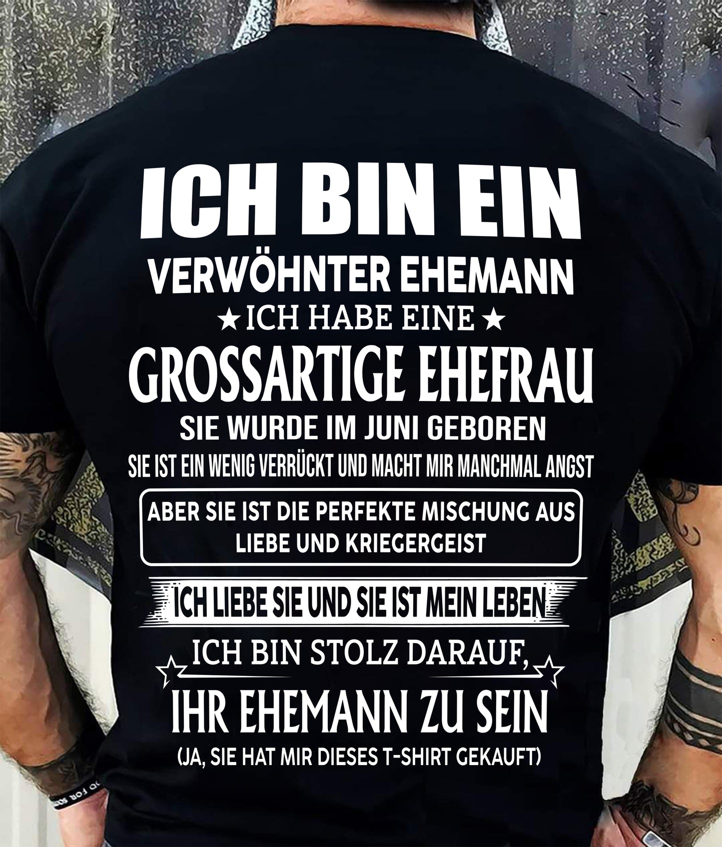 JUNI – FANTASTISCHE FRAU – PERFEKTES GESCHENK FÜR IHREN EHEMANN – DE - HL06 (SKU2605-295-06)
