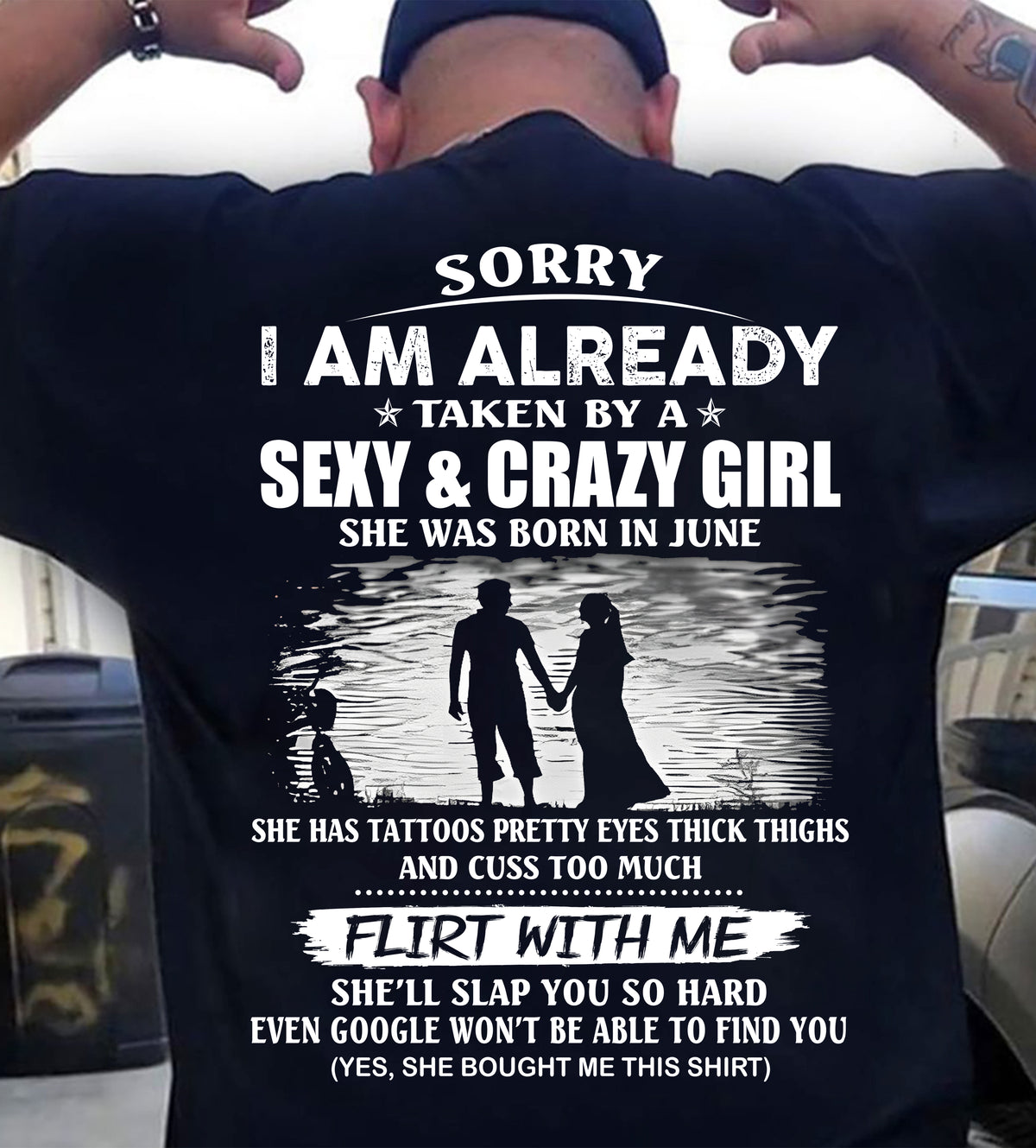Sexy & Crazy Girl was born June - Gift for Boyfriend, Gift for Husband from Wife - Perfect gift for your Boyfriend - HL06 (SKU2609-09-06)